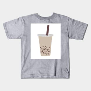 BOBA MILK TEA Kids T-Shirt